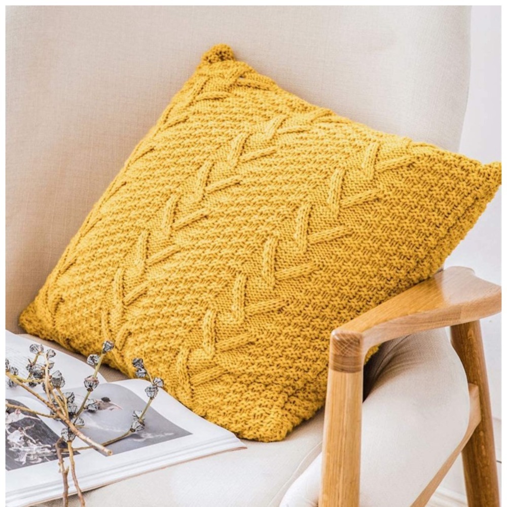 Classic White Textured Chic Fall/Winter Trendy Cute Accent Pillow for Bed/Sofa - Picture 7 of 12
